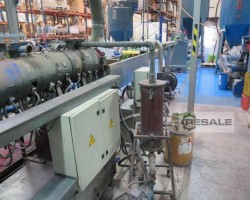 Maschine: ICMA SAN GIORGIO 50 mm Ø 40 L/D Doppelschneckenextruder