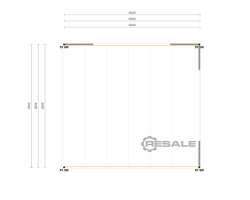 Maschine:  ca. 5 x 5 m, UK: 3,0m Lagerbühne