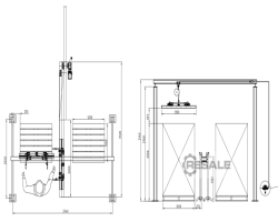 Maschine: POLAND DBN-08-1 Entpalettierer