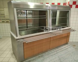 Maschine: BLANCO  Speisenausgabe mit Glasaufbau