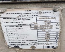 Maschine: BAD DUEBEN UPW 25x100 Gewindewalzmaschinen