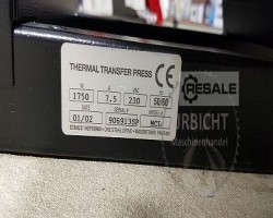 Maschine: SAHLS HOTRONIX MCL Druckmaschinen Textilthermotransferpresse