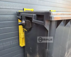 Maschine: WEBER 770l / black / top yellow Müllcontainer MGB Müllgroßbehälter