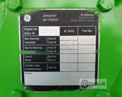 Maschine: JENBACHER J320 GS Gasgeneratoren