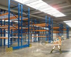 Maschine: TOTAL-REGAL Palettenregale 3,5 m, 29 Rahmen, 112 Traversen 