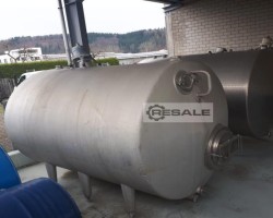 Maschine:   Behälter Alu Doppelmantel