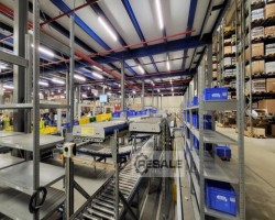 Maschine: SCHäFER  Distributionslager Anlage Förderband Rollenbahn