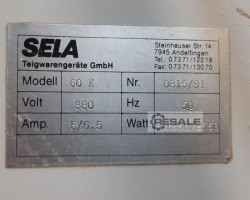 Maschine: SELA 60 K Wendelkneter