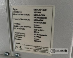 Maschine: BDK S-1200 Mikrobiologische Sicherheitswerkbank