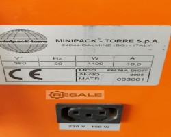 Maschine: MINIPACK -TORRE FM76A DIGIT Haubenschrumpfanlagen