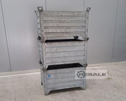 Maschine: SSI SCHäFER 850x550x670mm (BxTxH) Stapelbehälter Transportbehälter Metallbehälter