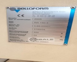 Maschine: BELLAFORM RR 150-4 with counting station LIPPENROLLER