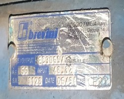 Maschine: BREVINI EC3065FE  i=56 Input=48,82 .. Getriebe