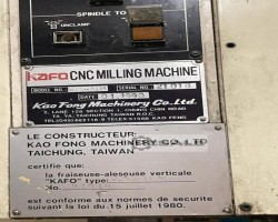 Maschine: KAFO WMC 1675 CNC Bearbeitungszentren