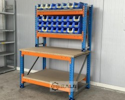 Maschine: STOW Pal Rack NS 1.550mm Packtisch Versandtisch Werktisch Werkbank