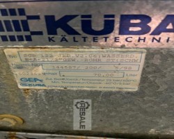 Maschine: KüBA SGB 132, 70 Liter Glykol Kühler, Wasserkühler, Verdampfer