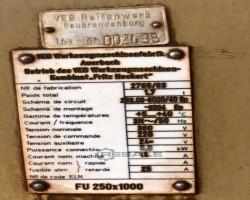 Maschine: WMW FU 250x1000 Universalfräsmaschinen