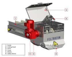 Maschine: FELTRACON FC3281-S03 Zitronenverarbeitungs- und Schneidelinie
