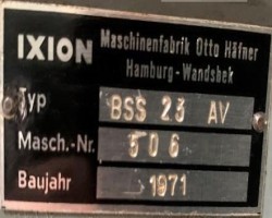 Maschine: IXION BSS-23 AV Säulenbohrmaschinen