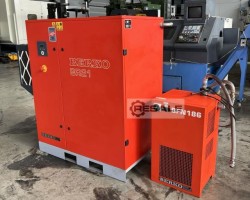 Maschine: BERKO BR 21-10 + BFN 186 Schrauben-Kompressor