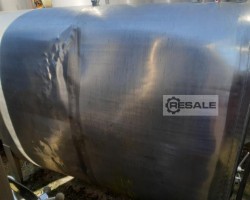 Maschine: SCHOLTEN TANKS R19 Edelstahltank, liegend, Volumen: 2,3 m³