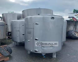 Maschine: SCHOLTEN TANKS R37 Edelstahltank, stehend, Volumen: 1,5 m³