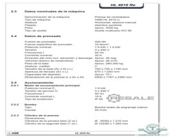 Maschine: HSM HL4010 Re Paketierpressen