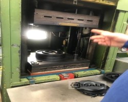 Maschine: BRADLEY + TURTON 50ton Upstroke Press Presse