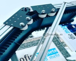 Maschine: DIE MAGNETPROFIS ZFB800+2000+800 Austragsband Förderband Steigband Austrag