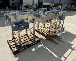 Maschine:   Gebindedrehstation mit Gurtbandfördern