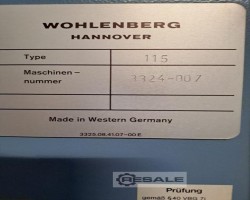 Maschine: WOHLENBERG 115 MCS-2 TV Papierschneidemaschinen
