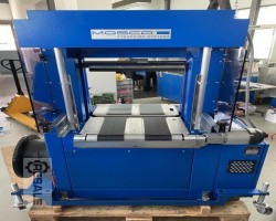 Maschine: MOSCA RO-TRI-5 + RO-TR-500-4 Umreifungsmaschinen vollautomatisch
