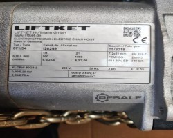 Maschine: LIFTKET HOFFMANN 071/54 kettenzug LIFTKET 1000 kg -