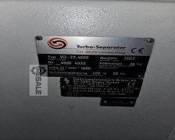 Maschine: TURBO-SEPARATOR Centrifuge  VD-22.4666 Kühlmittelreinigungsanlagen