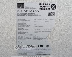 Maschine: RITTAL SK 3210100 Luft/Wasser Wärmetauscher für Schaltschrankkühler