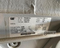 Maschine: CATERPILLAR C280-8 Gasgeneratoren