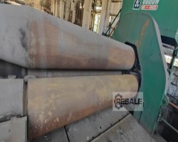 Maschine: VEB SCHWERMASCHINENBAU UBBDA 60x4500 Dreiwalzenrundbiegemaschinen