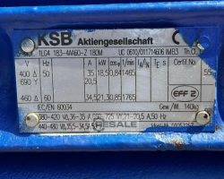 Maschine: KSB Etanorm G 150-250 G10 Pumpe