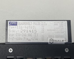 Maschine: VERO / KISTERS PK120 Vero Quadrovolt Netzteil