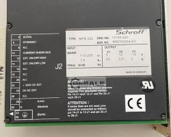Maschine: SCHROFF MPS Triple MPS 022 MPS 022 Netzteil