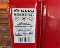Maschine:   Kraftstoffkanister 20l inkl. Ausgießer