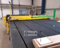 Maschine: HEGLA VSG A 37 Glas Scheiben Schneidtisch