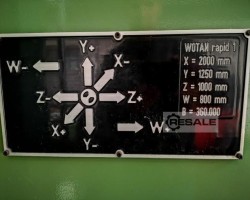 Maschine: WOTAN RAPID 1 CNC CNC Bohrwerke