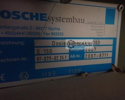 Maschine: BOSCHE DS3 Trogschnecke