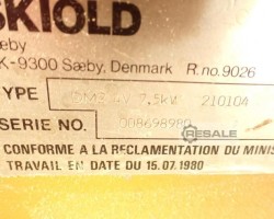 Maschine: SKJOLD DM 2,4 V Hammermühlen
