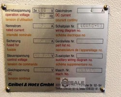 Maschine: GEIBEL + HOTZ FS 60 AC Flächenschleifmaschinen