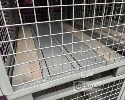 Maschine:   Euro-Pool Gitterbox grau 120 x 80 cm