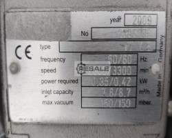 Maschine: AERO LIFT AERO 250/2R-V-SK Vakuumheber