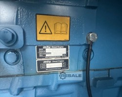 Maschine: MTU 12V2000 Notstromgeneratoren