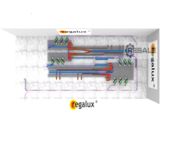 Maschine: SIEMENS DEMATIC 600 mm Rollenbahn Rollenförderer Siemens Dematic